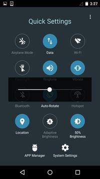 Quick Settings for Android -Toggle and Control Panel