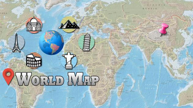 Offline World Map HD - 3D Atlas Street View