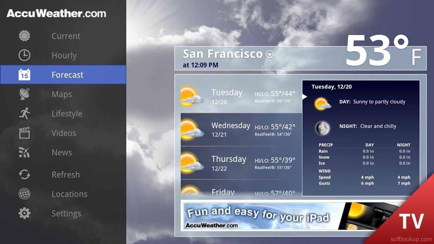 AccuWeather for Google TV