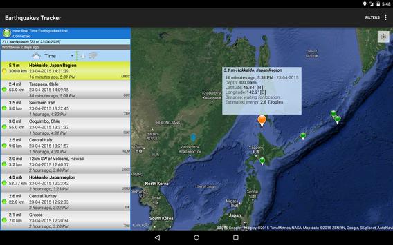 Earthquakes Tracker