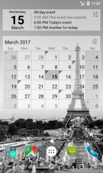 Calendar Widget - Month+Agenda