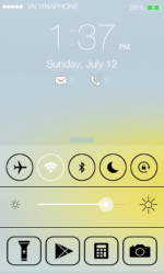 Lock Screen IOS 10 - Phone7