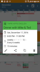 aCalendar - Android Calendar