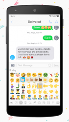 One SMS, MMS - New Emoji, Sticker GIF
