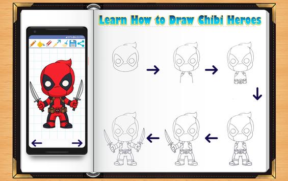 Learn How to Draw Chibi Super Heroes