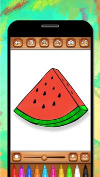Fruits Coloring Book and Drawing Book - Kids Game