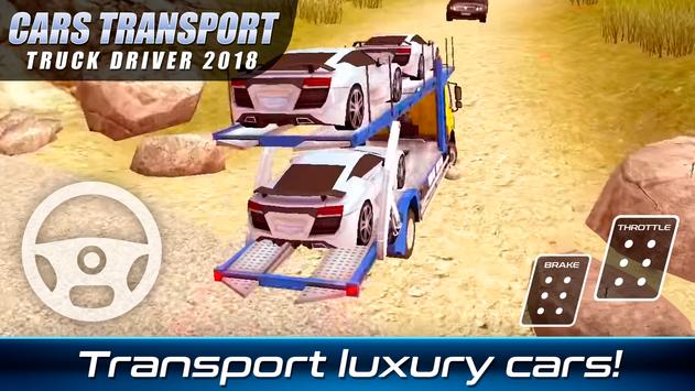 Cars Transport Truck Driver 2018