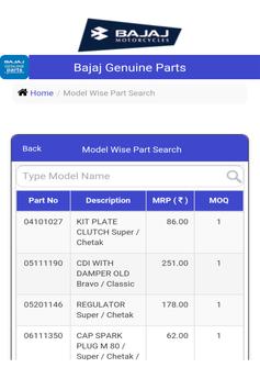 Bajaj Genuine Parts