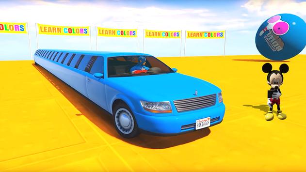 Superhero Limo Car Stunts: Free Kids Racing Games screenshot 2