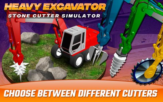 Heavy Excavator  Stone Cutter Simulator