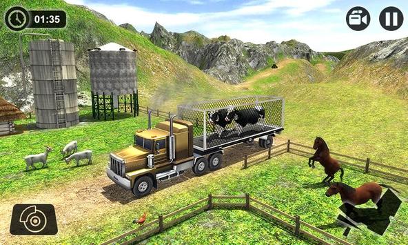 Offroad Farm Animal Truck Driving Game 2018