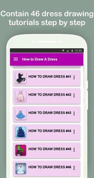 How to Draw A Dress Step by Step Easy