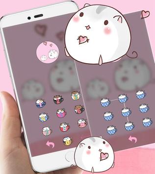 Cute Cup Cat Theme Kitty Wallpaper and icon pack