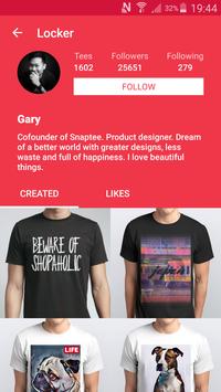 T-shirt design - Snaptee