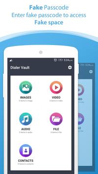 Dialer vault I Hide Photo Video App OS 11 phone 8