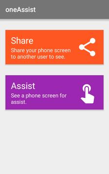 Screen Share - oneAssistant