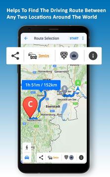 GPS Navigation , Earth Map and Travel Direction