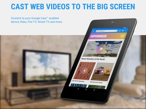Web Video Cast | Browser to TV (Chromecast/DLNA/+)