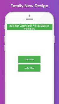 mp3 mp4 Cutter Editor. Video Maker, No Watermark.