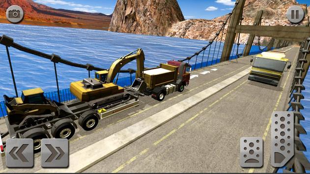Sand Excavator Truck Driving Rescue Simulator 3D