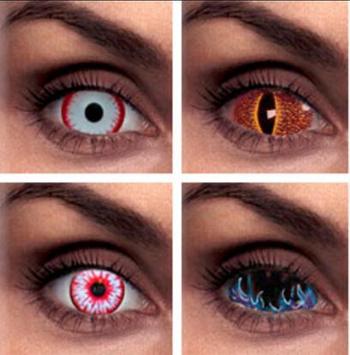 eye contact lenses